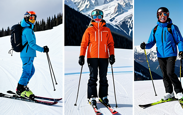 스키 강사의 실기 연습 비법 - Here are three detailed image prompts based on the provided text, focusing on different aspects of s...