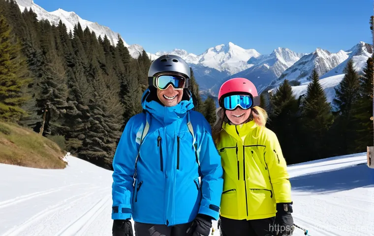 스키 강사의 교육 방법 차별화 전략 - **Prompt for "Memorable Immersion Experience"**:
"A vibrant female ski instructor, approximately...