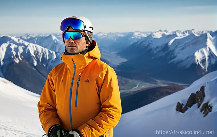 스키 강사의 커리어 전환 성공담 - **Prompt 1: The Experienced Ski Instructor's Contemplation**
    "A seasoned male ski instructor, in...