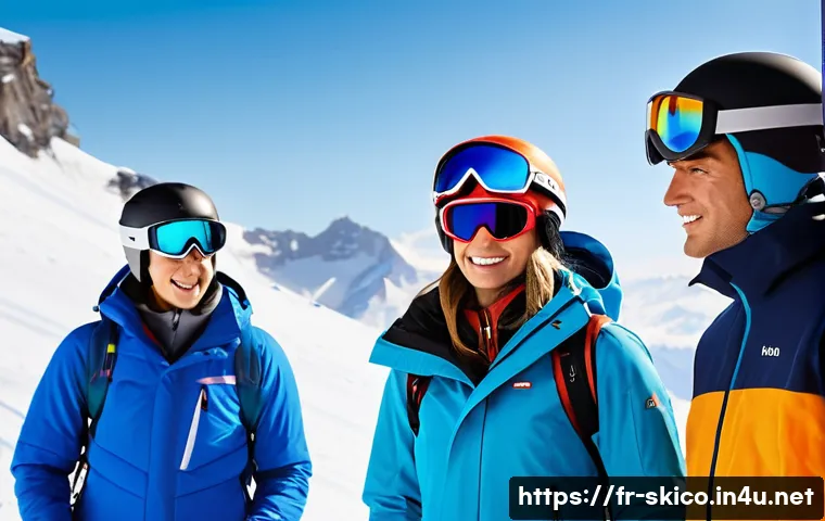 스키 강사의 문화적 적응 사례 - A professional ski instructor teaching a group of diverse adult beginners on a snowy Swiss mountain ...